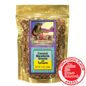 Coconut Macadamia Granola with Turmeric
