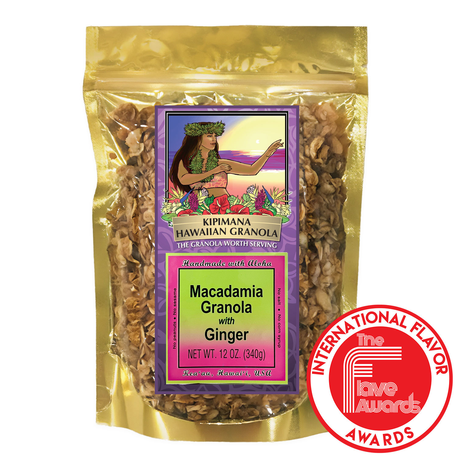 Macadamia Granola with Ginger